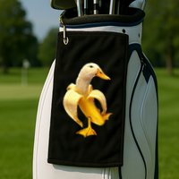 Banana Duck Golf Towel