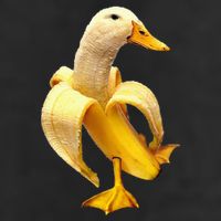 Banana Duck Golf Towel