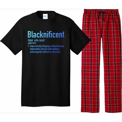 Blacknificent Definition Black History Black Pride Cool Gift Pajama Set