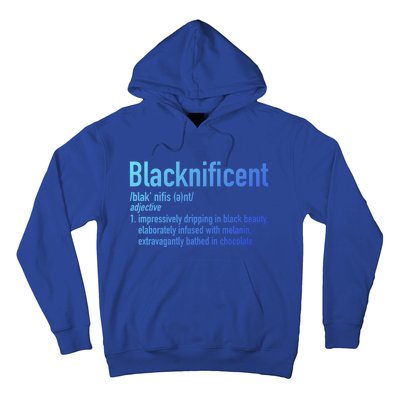 Blacknificent Definition Black History Black Pride Cool Gift Hoodie