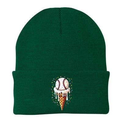 Baseball Drip Boy Ice Cream Cone Drip Baseball Knit Cap Winter Beanie