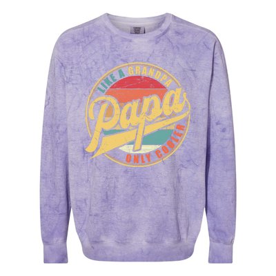 Baseball Dad Colorblast Crewneck Sweatshirt