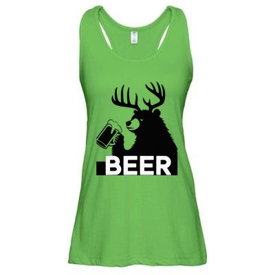 Beer Deer Ladies Essential Flowy Tank