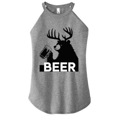 Beer Deer Women's Perfect Tri Rocker Tank