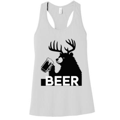 Beer Deer Women's Racerback Tank