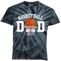 Basketball Dad Kids Tie-Dye T-Shirt