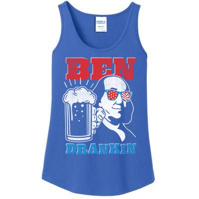 Ben Drankin Beer Mug Ben Franklin Patriotic Gift Ladies Essential Tank