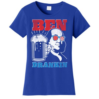 Ben Drankin Beer Mug Ben Franklin Patriotic Gift Women's T-Shirt