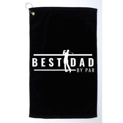 Best Dad By Par Funny Gift For Golf Lovers Golf Towel