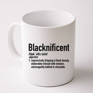 Blacknificent Definition Black History Black Pride Gift Coffee Mug