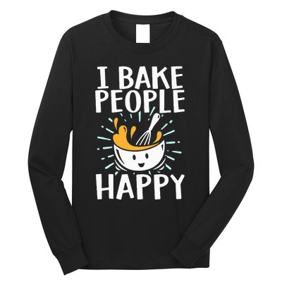 Baking Design Baking Bake Pastry Chef Baker Long Sleeve Shirt