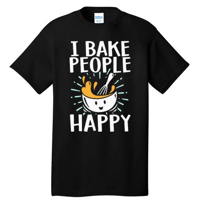 Baking Design Baking Bake Pastry Chef Baker Tall T-Shirt