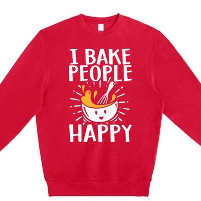 Baking Design Baking Bake Pastry Chef Baker Premium Crewneck Sweatshirt