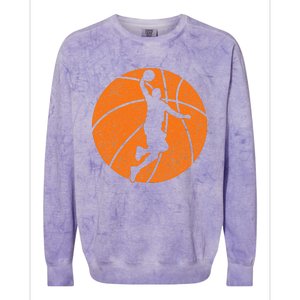 Basketball Dunk Ball Shooting Sports Game Trainer Colorblast Crewneck Sweatshirt