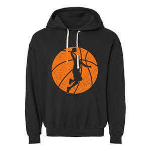 Basketball Dunk Ball Shooting Sports Game Trainer Garment-Dyed Fleece Hoodie