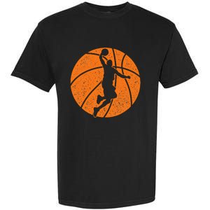 Basketball Dunk Ball Shooting Sports Game Trainer Garment-Dyed Heavyweight T-Shirt