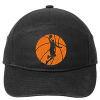 Basketball Dunk Ball Shooting Sports Game Trainer 7-Panel Snapback Hat