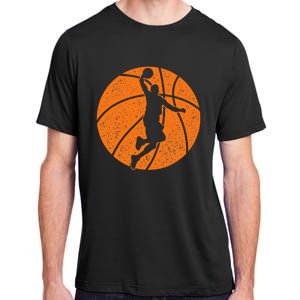 Basketball Dunk Ball Shooting Sports Game Trainer Adult ChromaSoft Performance T-Shirt