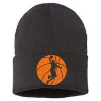 Basketball Dunk Ball Shooting Sports Game Trainer Sustainable Knit Beanie