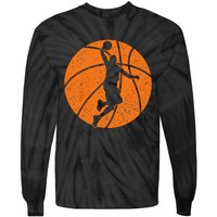 Basketball Dunk Ball Shooting Sports Game Trainer Tie-Dye Long Sleeve Shirt