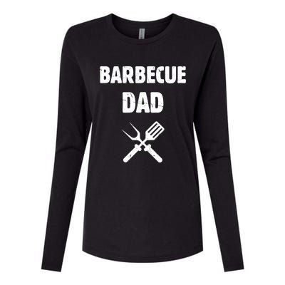 Barbecue Dad Bbq Grill Family Smoking Barbecue Grilling Chef Gift Womens Cotton Relaxed Long Sleeve T-Shirt