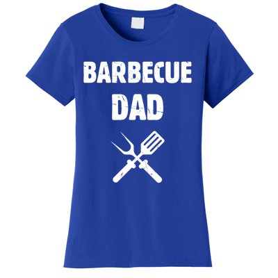 Barbecue Dad Bbq Grill Family Smoking Barbecue Grilling Chef Gift Women's T-Shirt