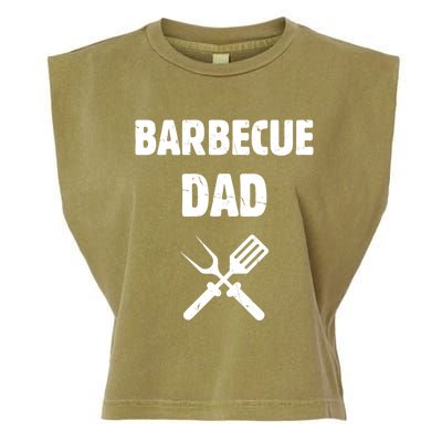 Barbecue Dad Bbq Grill Family Smoking Barbecue Grilling Chef Gift Garment-Dyed Women's Muscle Tee