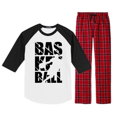 Basketball Design Raglan Sleeve Pajama Set