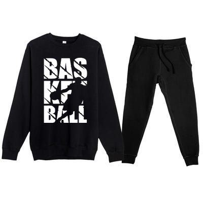 Basketball Design Premium Crewneck Sweatsuit Set