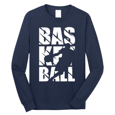 Basketball Design Long Sleeve Shirt