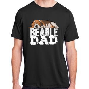 Beagle Dad Beagle Dog Lover Gift Adult ChromaSoft Performance T-Shirt