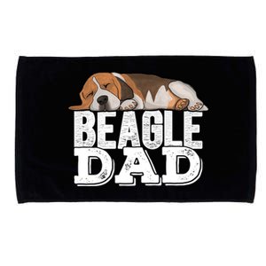 Beagle Dad Beagle Dog Lover Gift Microfiber Hand Towel