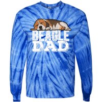 Beagle Dad Beagle Dog Lover Gift Tie-Dye Long Sleeve Shirt