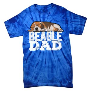 Beagle Dad Beagle Dog Lover Gift Tie-Dye T-Shirt