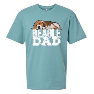 Beagle Dad Beagle Dog Lover Gift Sueded Cloud Jersey T-Shirt