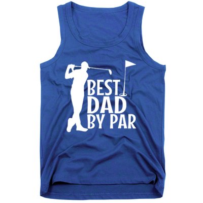 Best Dad By By Funny Father FatherS Day Golfer Golf Gift Tank Top