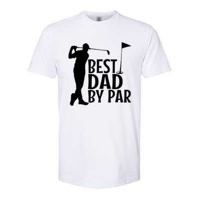 Best Dad By By Funny Father FatherS Day Golfer Golf Gift Softstyle® CVC T-Shirt