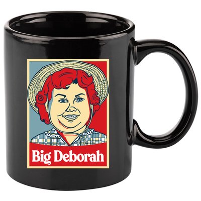 Big Deborah 11oz C Handle Ceramic Mug