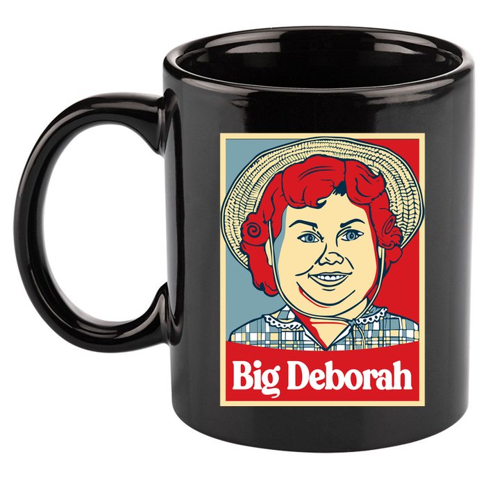 Big Deborah 11oz C Handle Ceramic Mug