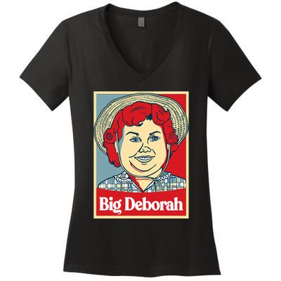 Big Deborah Women's V-Neck T-Shirt