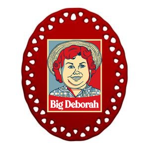 Big Deborah Ceramic Oval Ornament