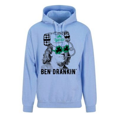 Ben Drankin Benjamin Franklin Funny St Patricks Day Unisex Surf Hoodie