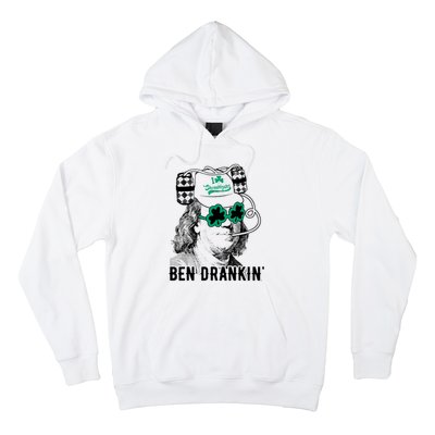 Ben Drankin Benjamin Franklin Funny St Patricks Day Hoodie