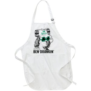 Ben Drankin Benjamin Franklin Funny St Patricks Day Full-Length Apron With Pockets