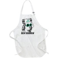 Ben Drankin Benjamin Franklin Funny St Patricks Day Full-Length Apron With Pockets