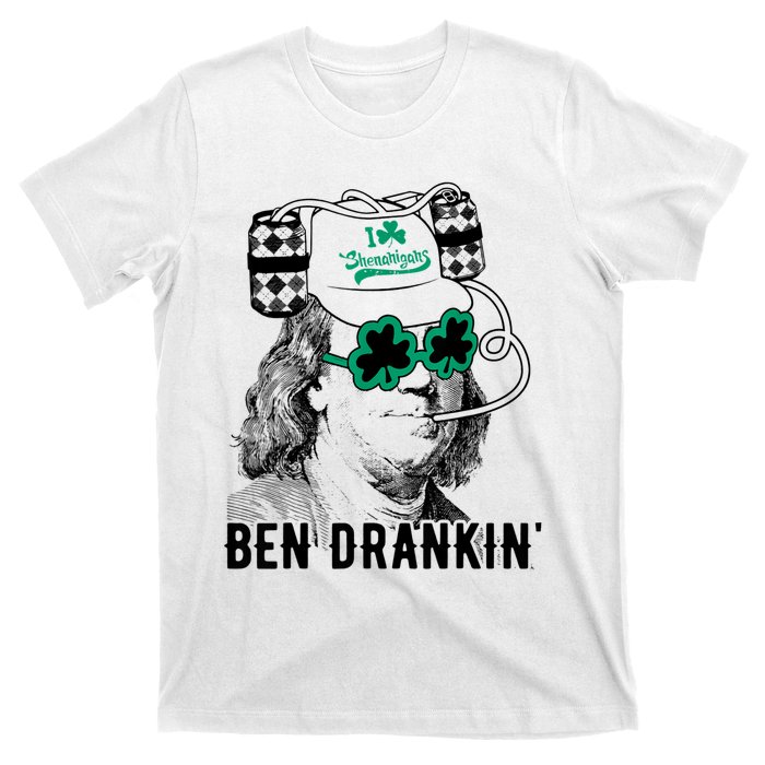 Ben Drankin Benjamin Franklin Funny St Patricks Day T-Shirt