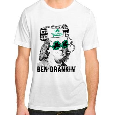 Ben Drankin Benjamin Franklin Funny St Patricks Day Adult ChromaSoft Performance T-Shirt