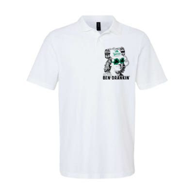 Ben Drankin Benjamin Franklin Funny St Patricks Day Softstyle Adult Sport Polo