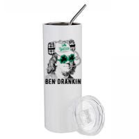 Ben Drankin Benjamin Franklin Funny St Patricks Day Stainless Steel Tumbler