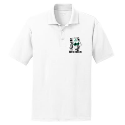 Ben Drankin Benjamin Franklin Funny St Patricks Day PosiCharge RacerMesh Polo